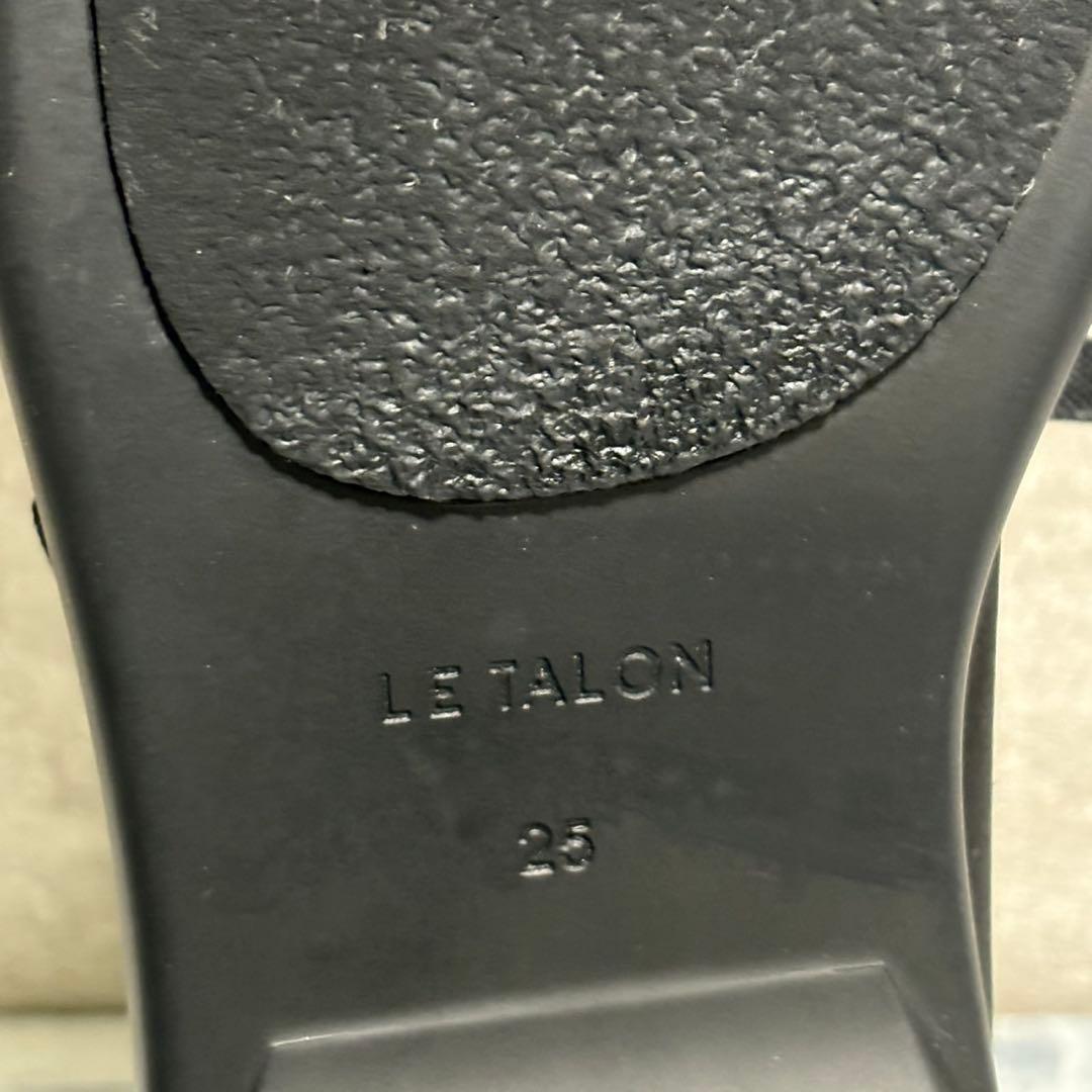 美品 ルタロン ダブルリボン バレリーナシューズ