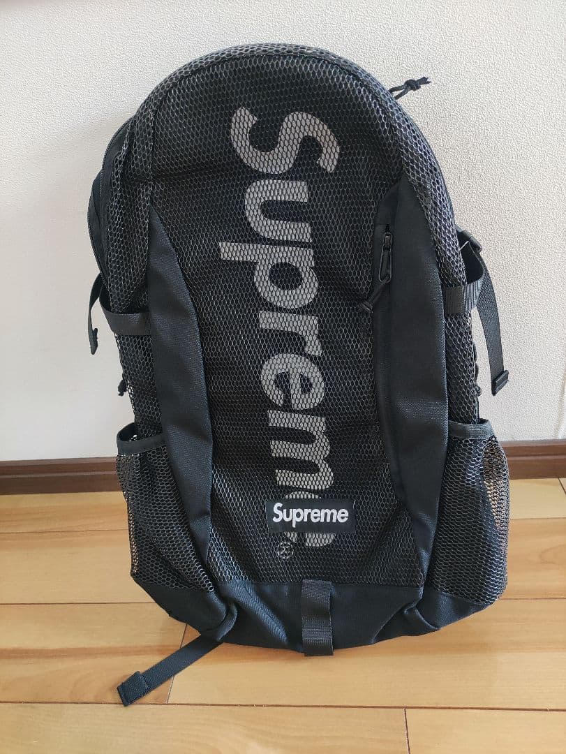 美品 Supreme 20SS Backpack ブラック