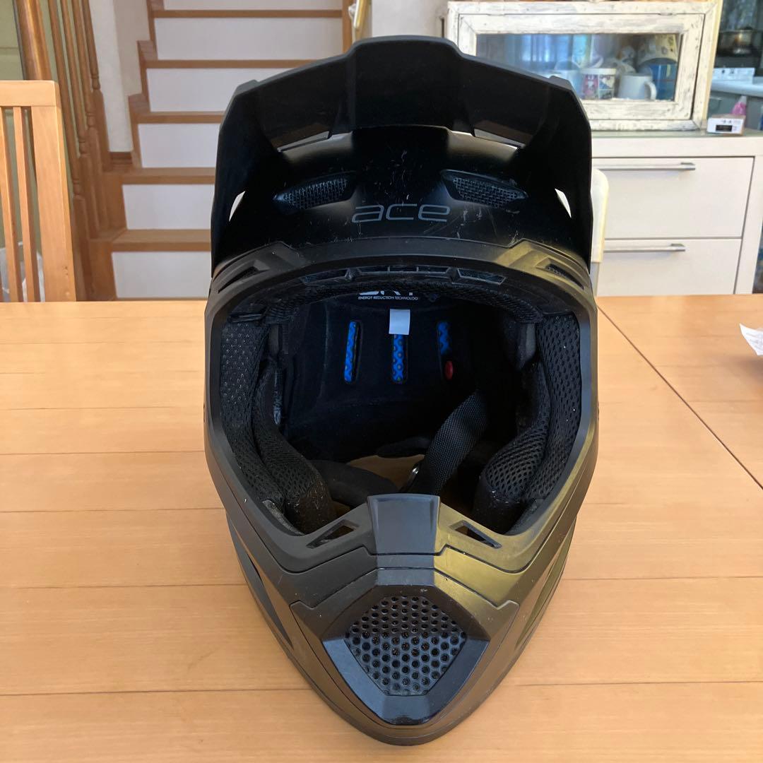 DFG ACE フルフェイスヘルメット ブラック　ツヤなし　Sサイズ