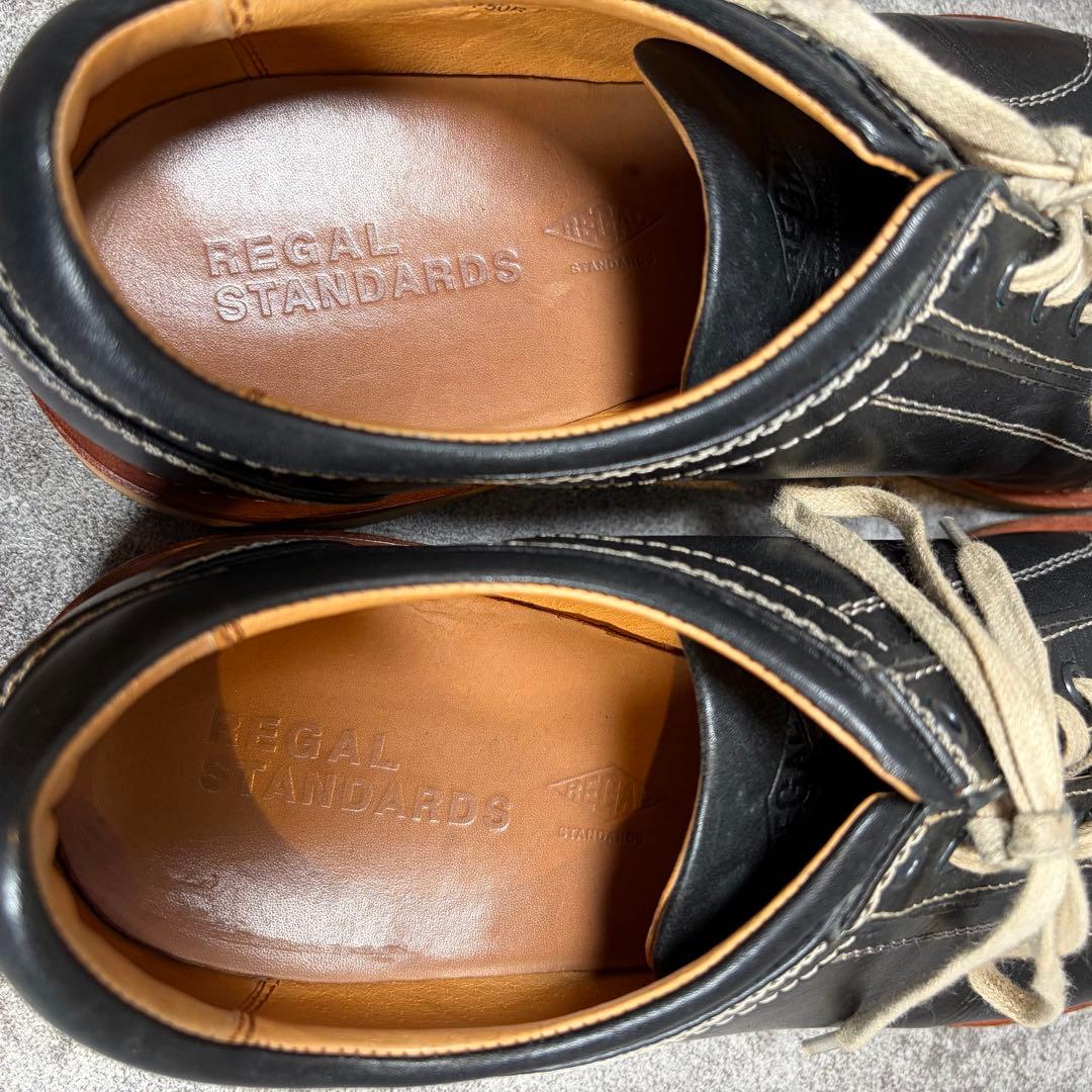 美品✨　REGAL リーガル　レザースニーカー　750R ネイビー　カジュアル