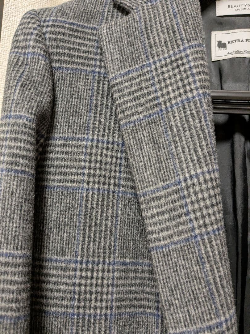 【極美品】BEAUTY＆YOUTH UNITEDARROWS チェスターコート