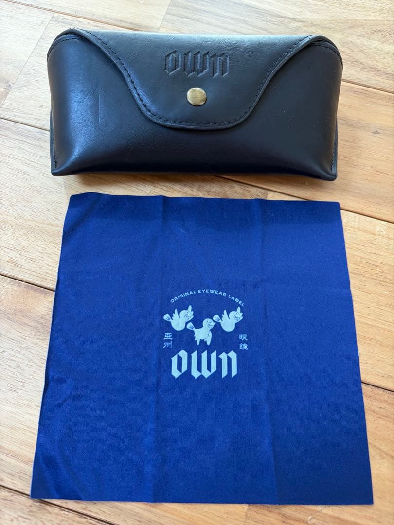 OWN ブラック ラウンドサングラス #09