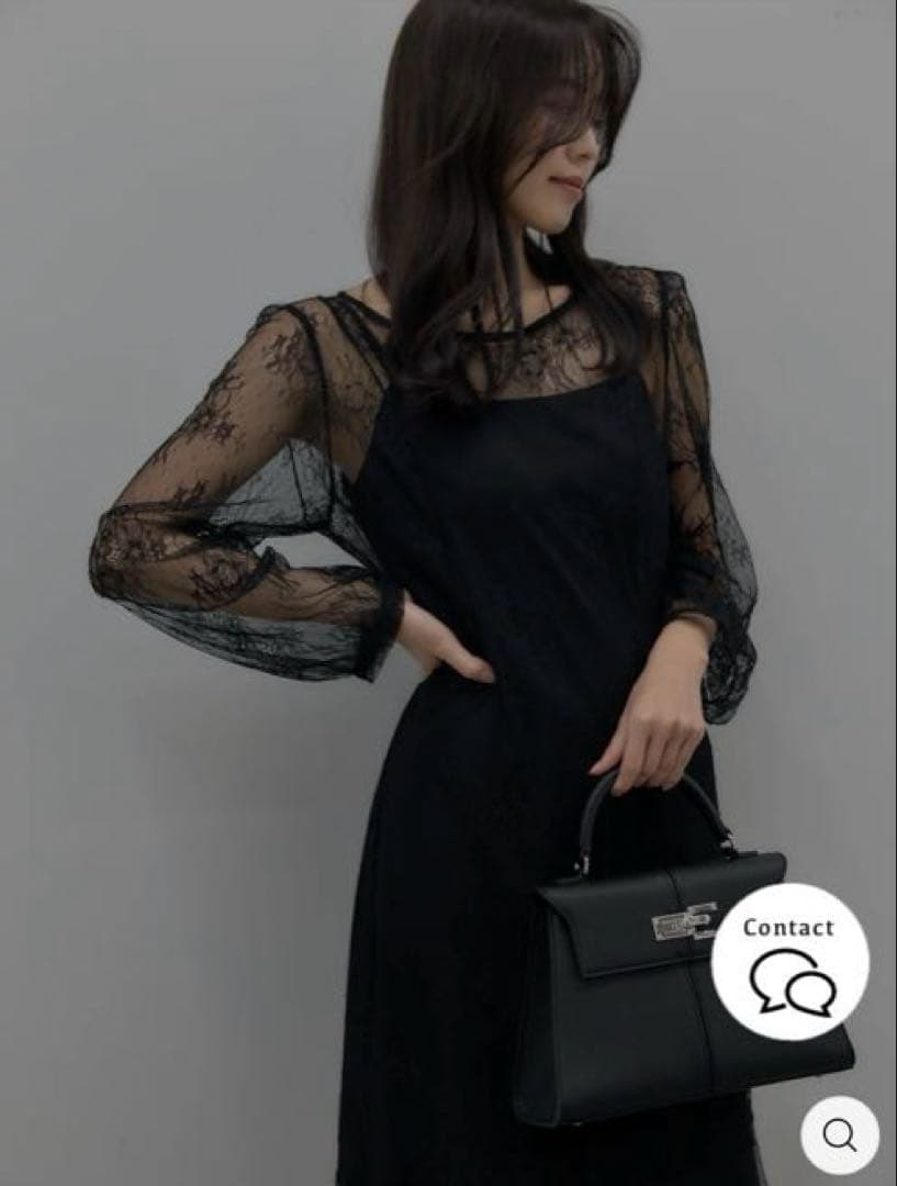 nairo レディシルエットレースドレス　オケージョンワンピース