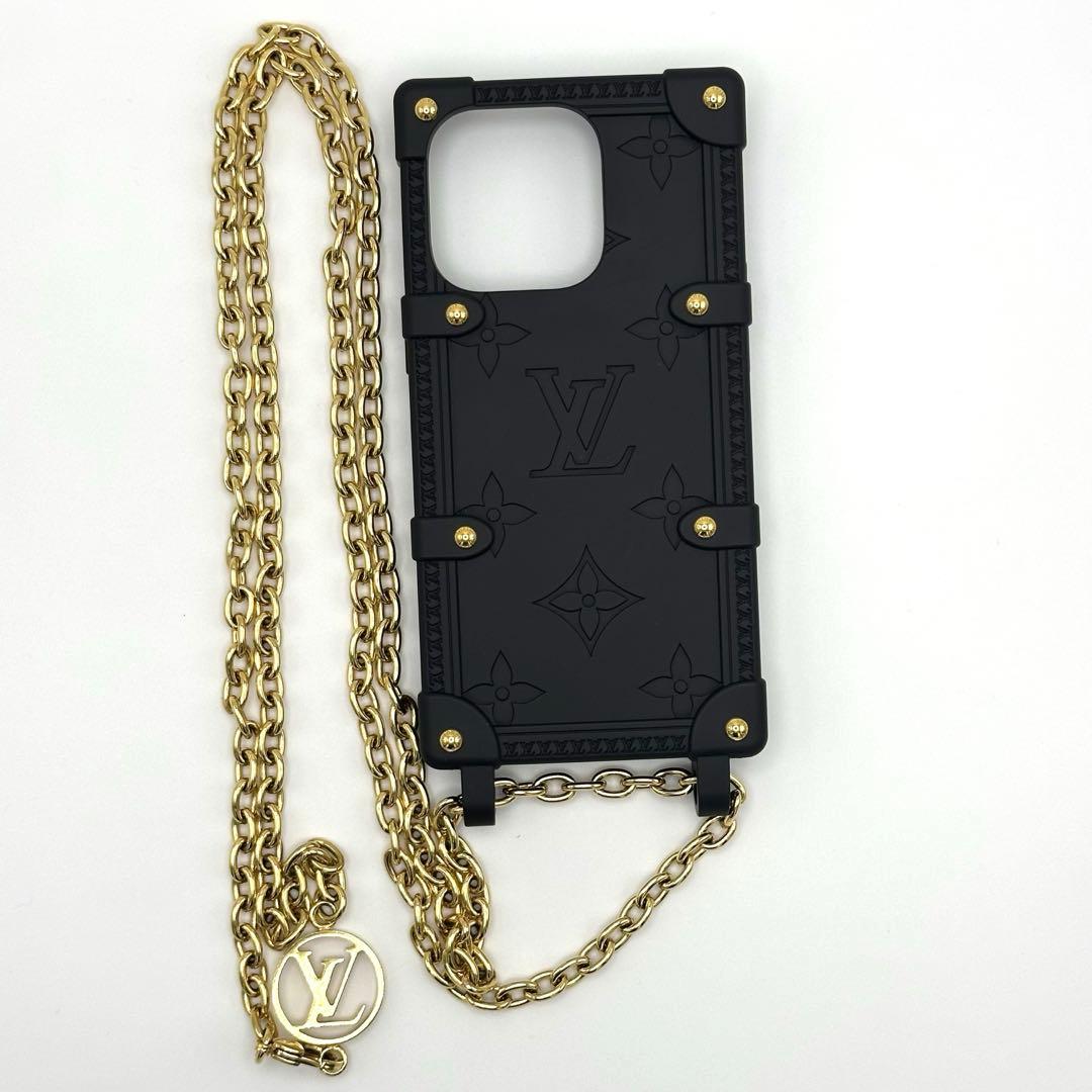 美品　ルイヴィトン　リ　トランク　iPhone ケース14pro M81977