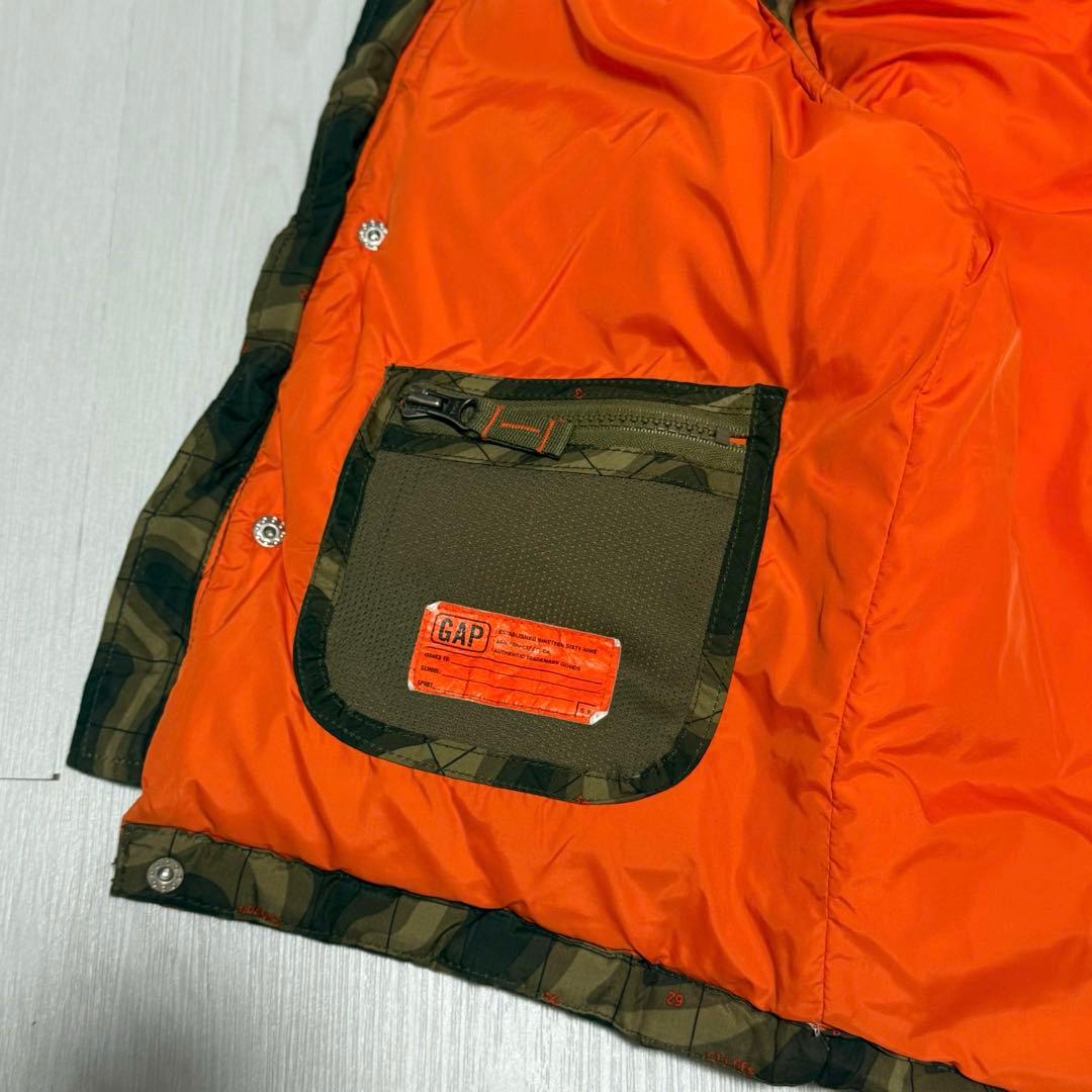 old gap Down camo Vest 迷彩柄 ダウン ベスト