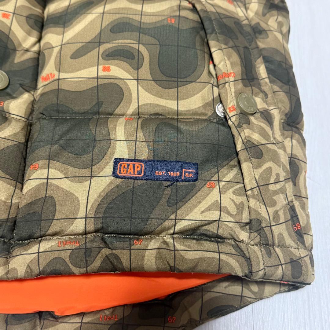 old gap Down camo Vest 迷彩柄 ダウン ベスト