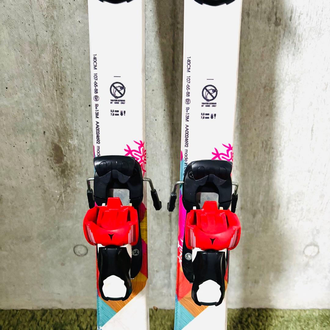 【美品☆】4点セット ATOMIC スキー板セット 140cm 送料無料！