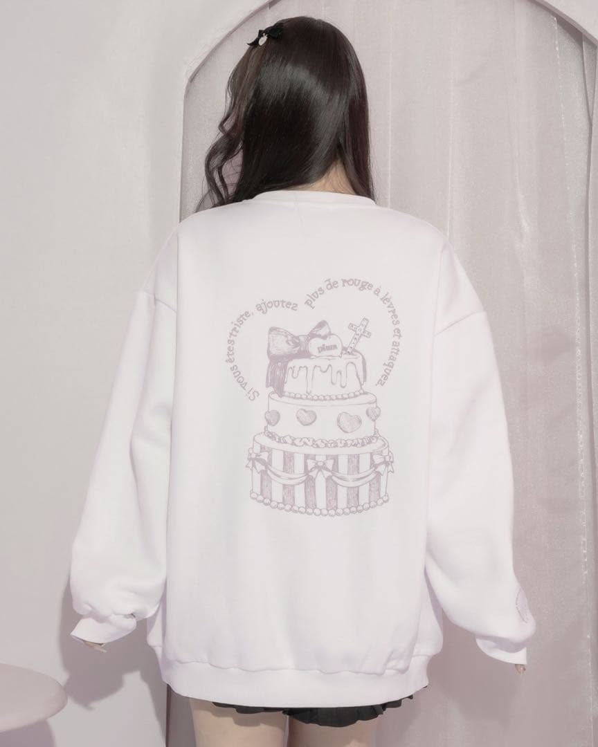 pium melty cake オーバーサイズスウェット