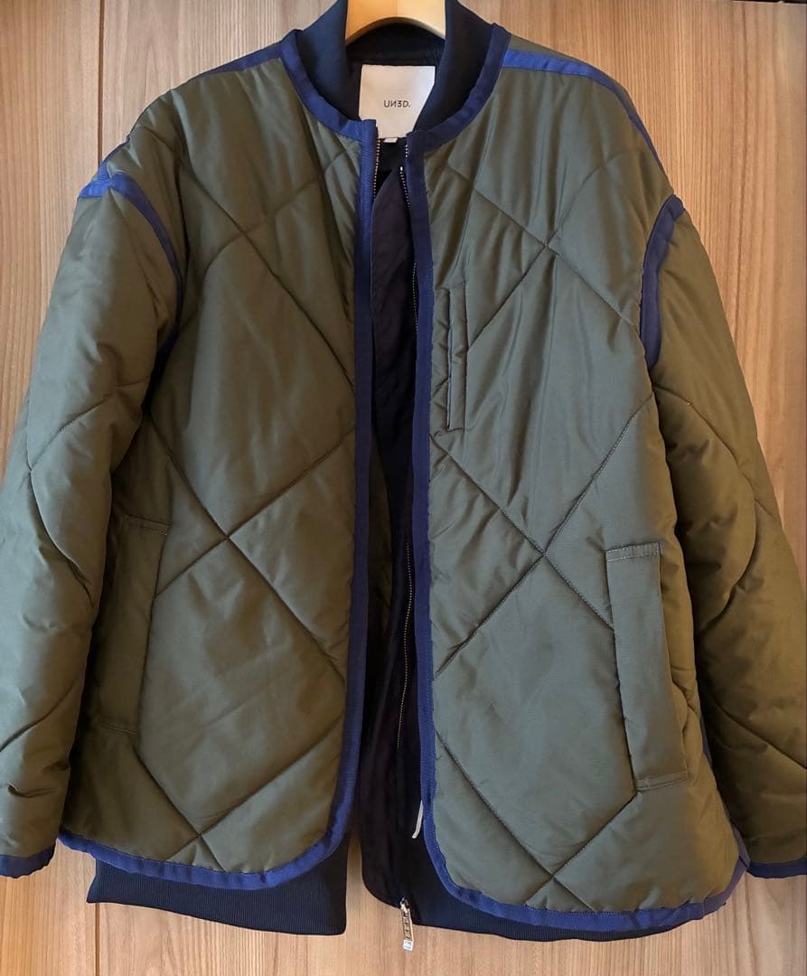 UN3D アンスリード レイヤードキルティングブルゾン　36