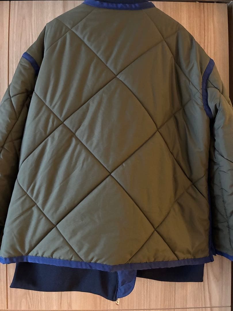 UN3D アンスリード レイヤードキルティングブルゾン　36