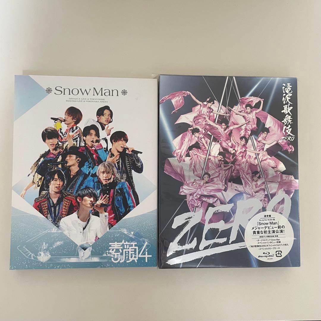  Man 素顔4 DVD 滝沢歌舞伎ZERO Blu-ray通常盤