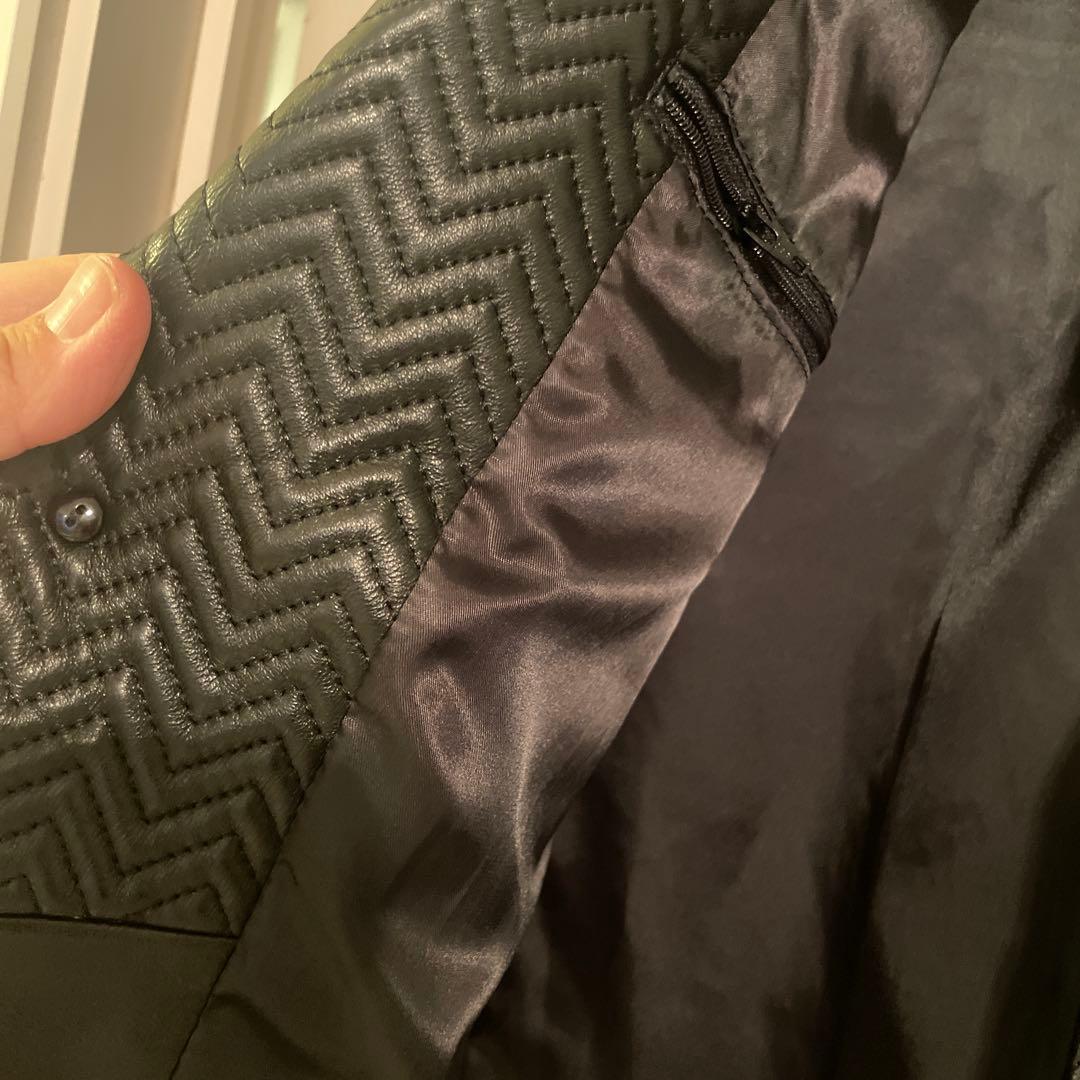 SCHAFFEN ブラック テーラードジャケット　サイズ3 超美品　ラム