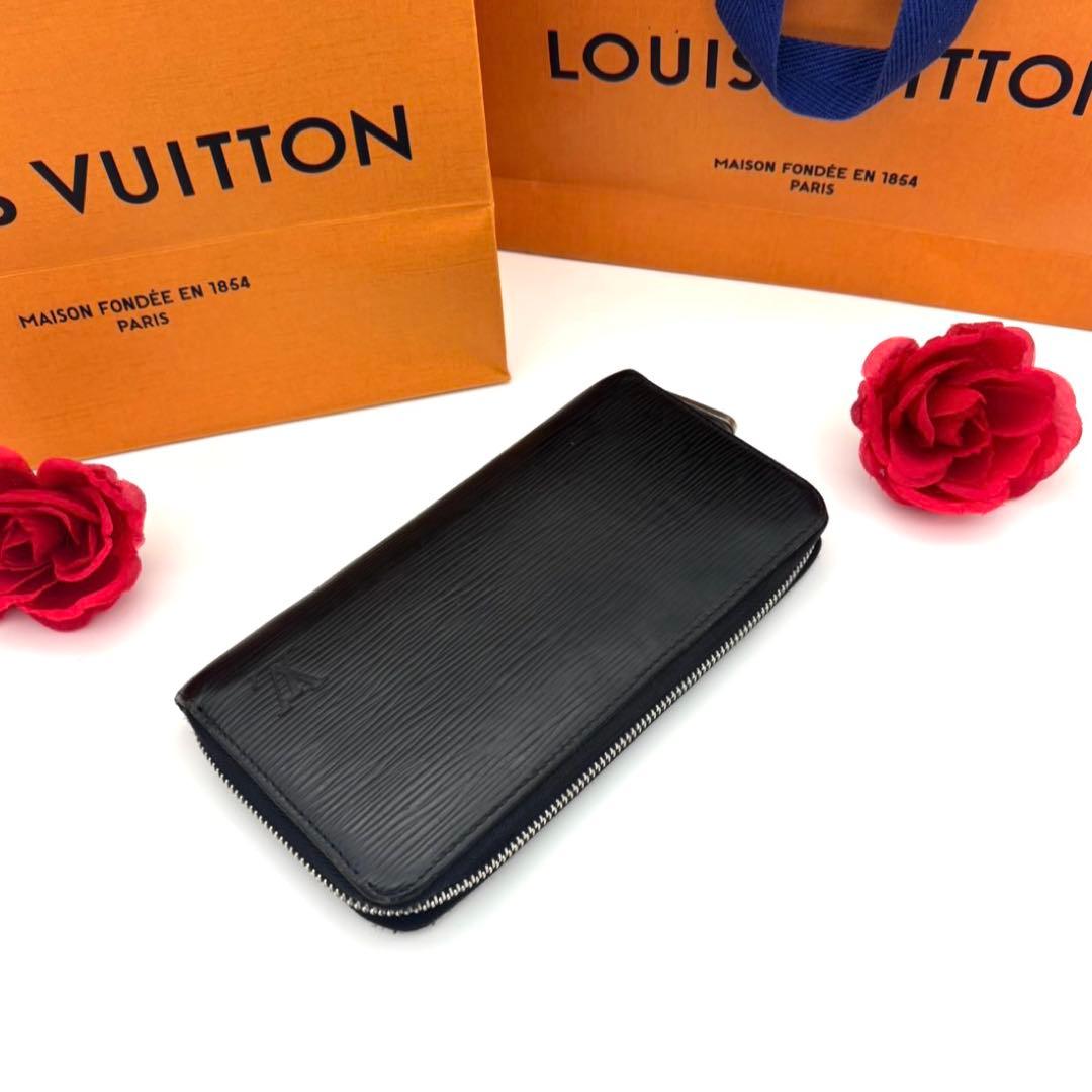 【早い者勝ち】LOUIS VUITTON エピレザー ブラック 長財布