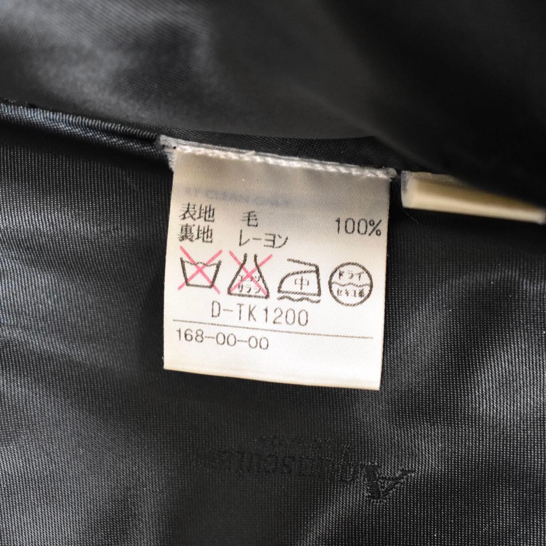 極美品✨Aquascutum ステンカラー ロングコート　Aライン　裏地ロゴ総柄