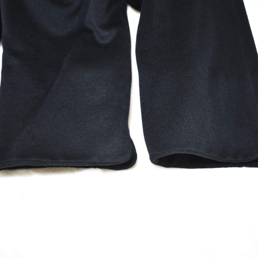 極美品✨Aquascutum ステンカラー ロングコート　Aライン　裏地ロゴ総柄