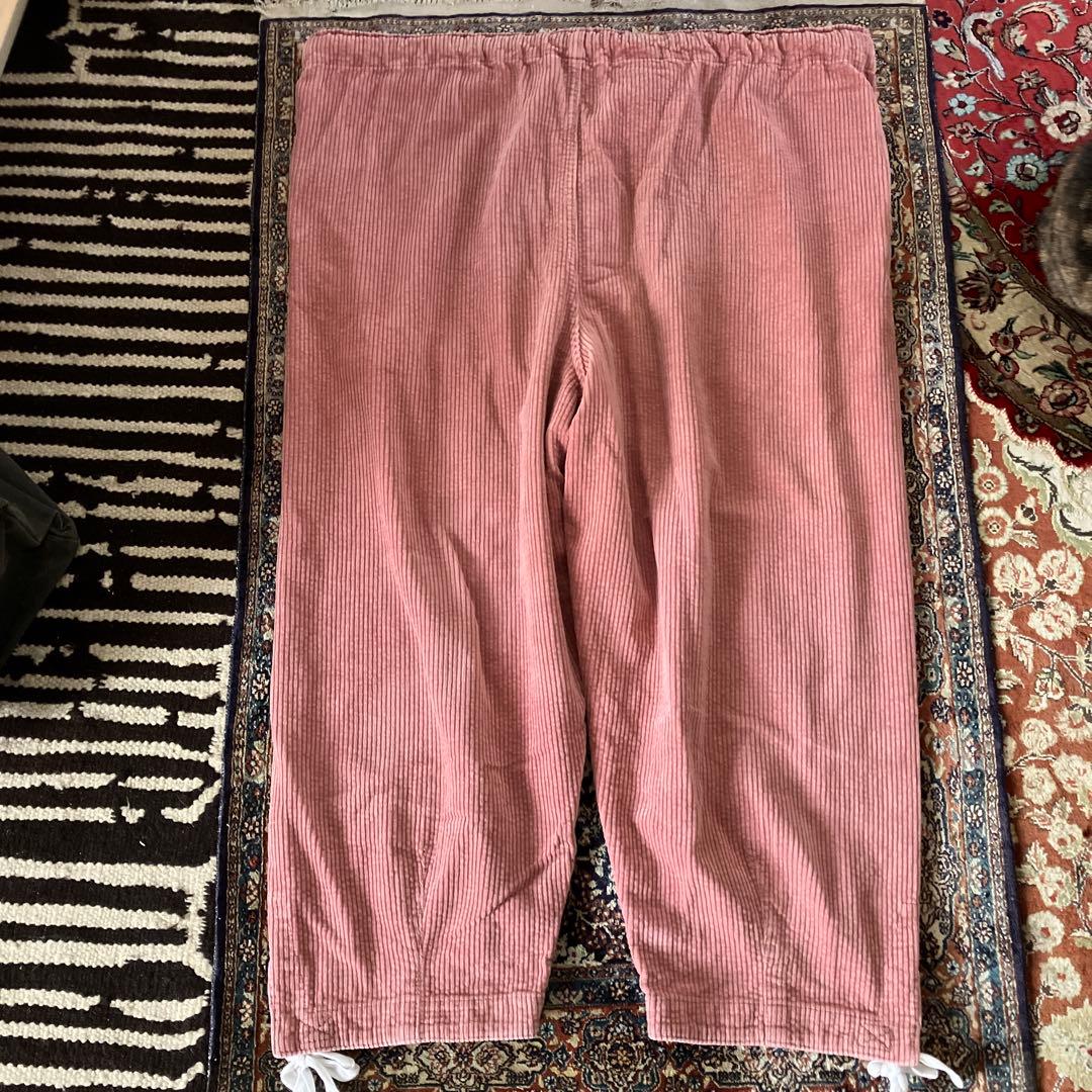 コムデギャルソン オム プリュス　コーデュロイパンツ M ピンク