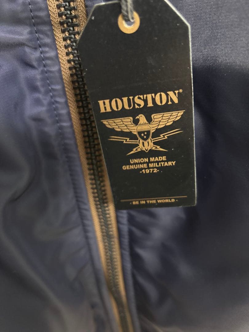 【新品未使用】HOUSTON MA-1 フライトジャケット ネイビー