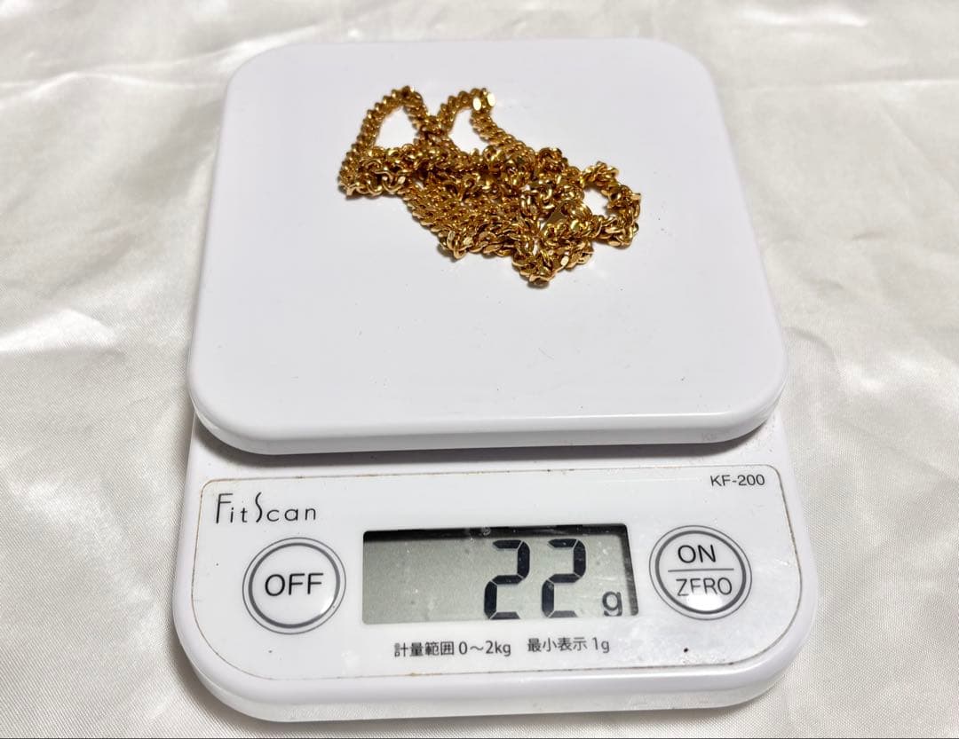 k18 ダルマカン ゴールドネックレス チェーン メッキ ①