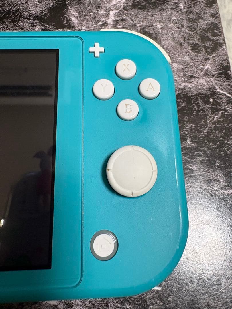 スイッチライト　ジャンク品　ターコイズ　あつ森カバー付き　本体のみ