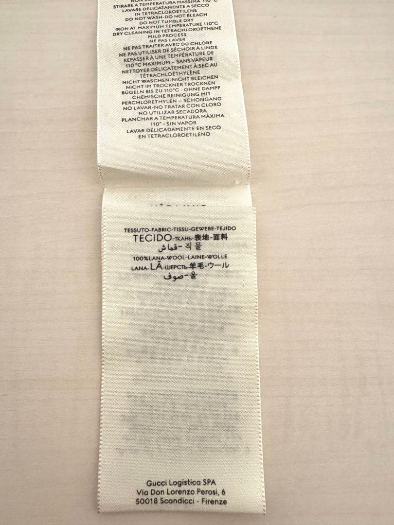 本物です 【極美品】GUCCI アルパカ ウールマフラー ベージュ
