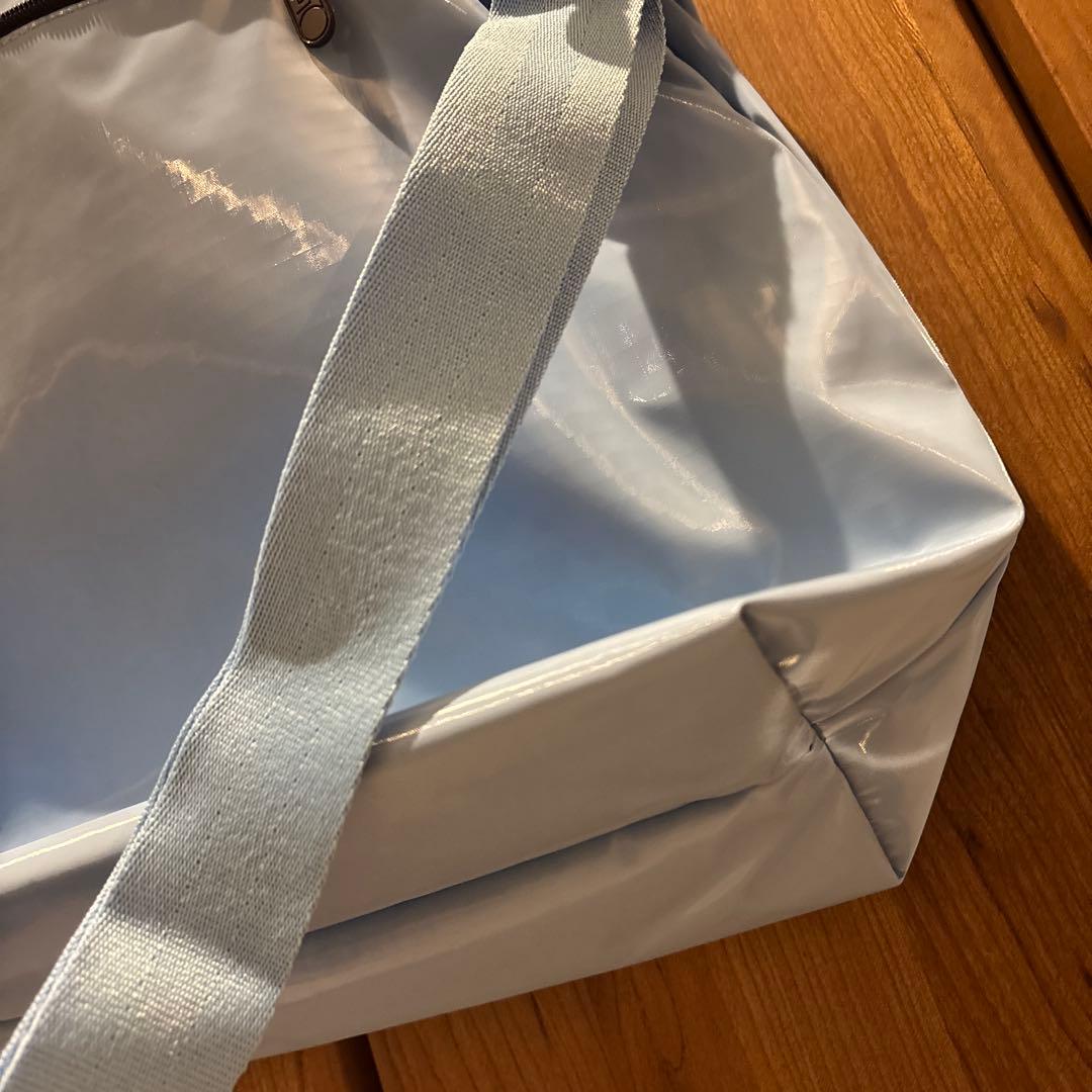 レスポートサック　ひとりっぷ　コラボ　ヒョウガ　ライトブルー ハンドバッグ