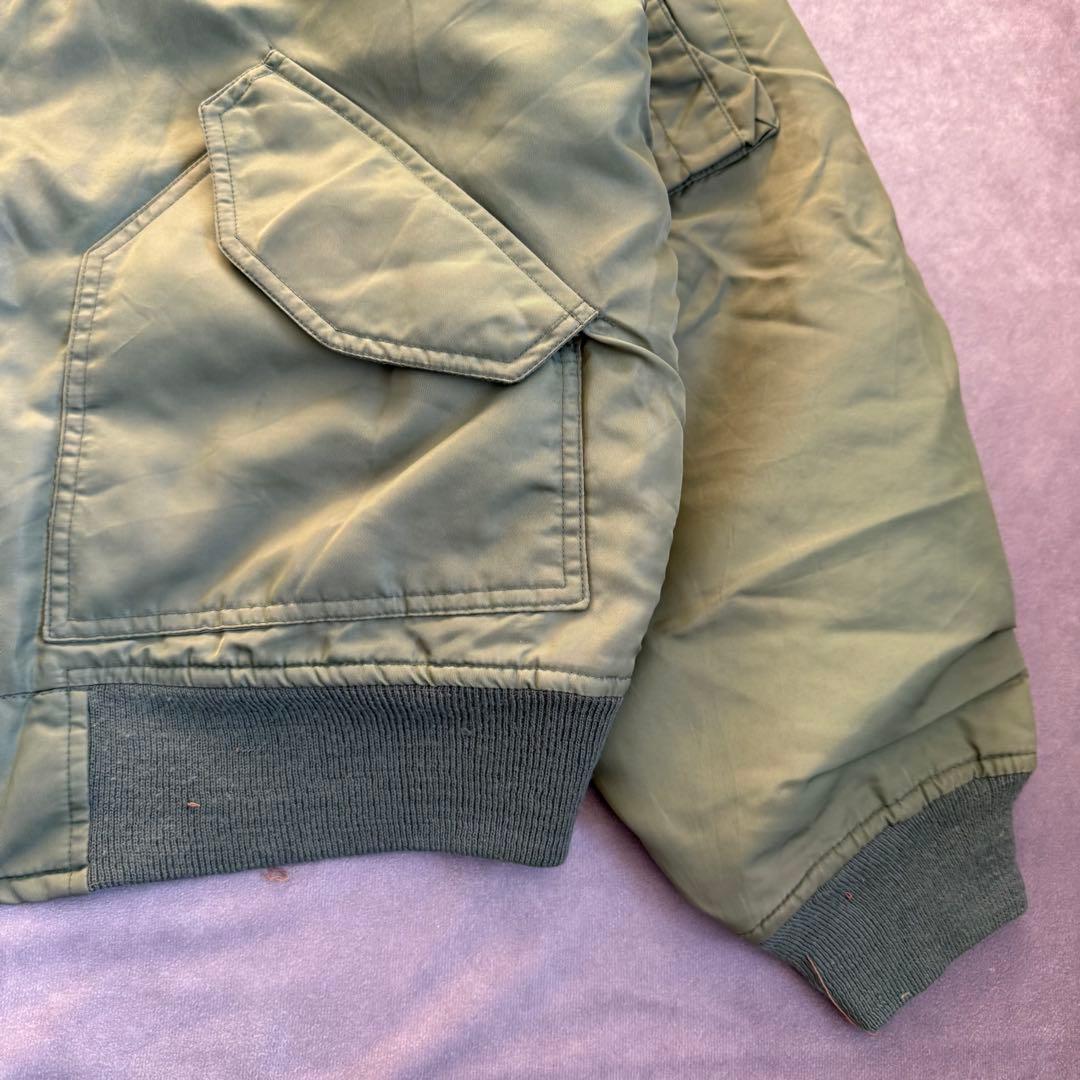 00s アルファ フライトジャケット カーキ L