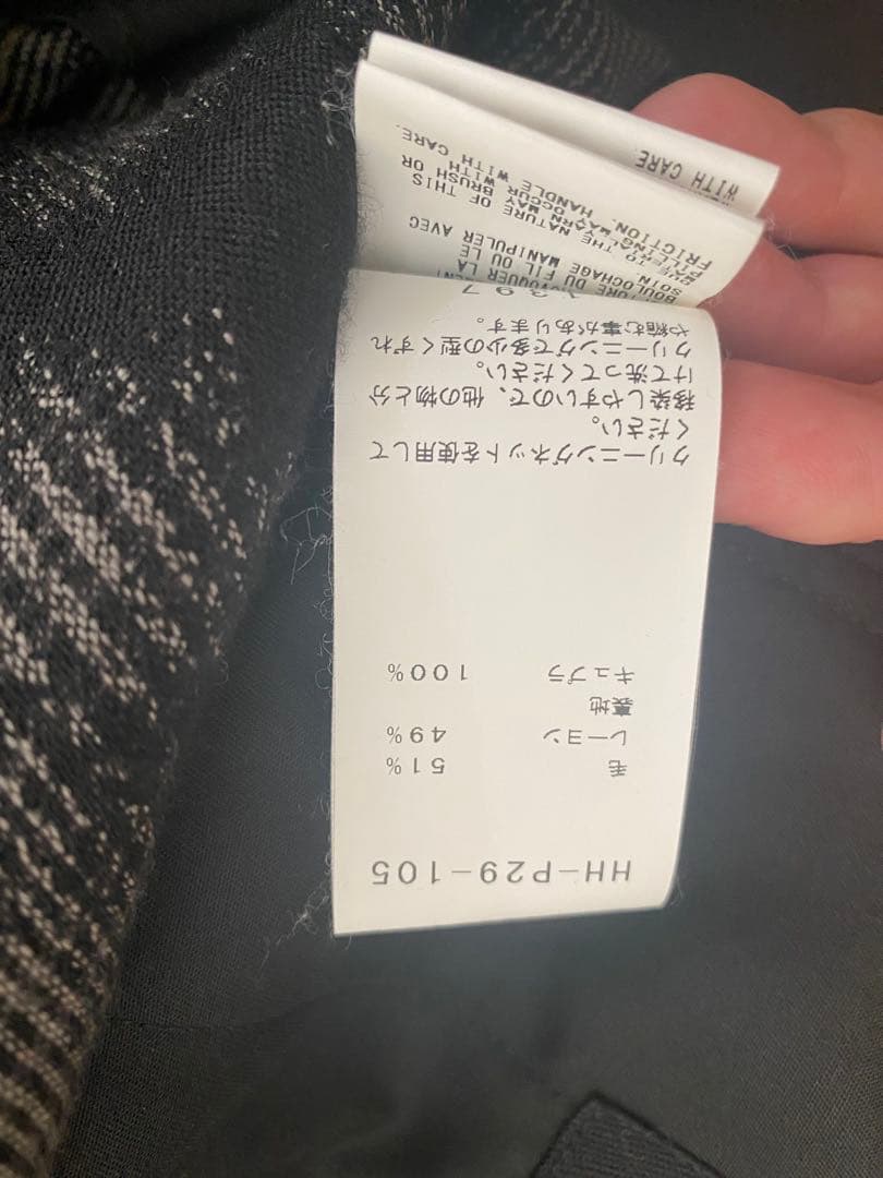 達達　　yohji yamamoto 19ss blackscandal