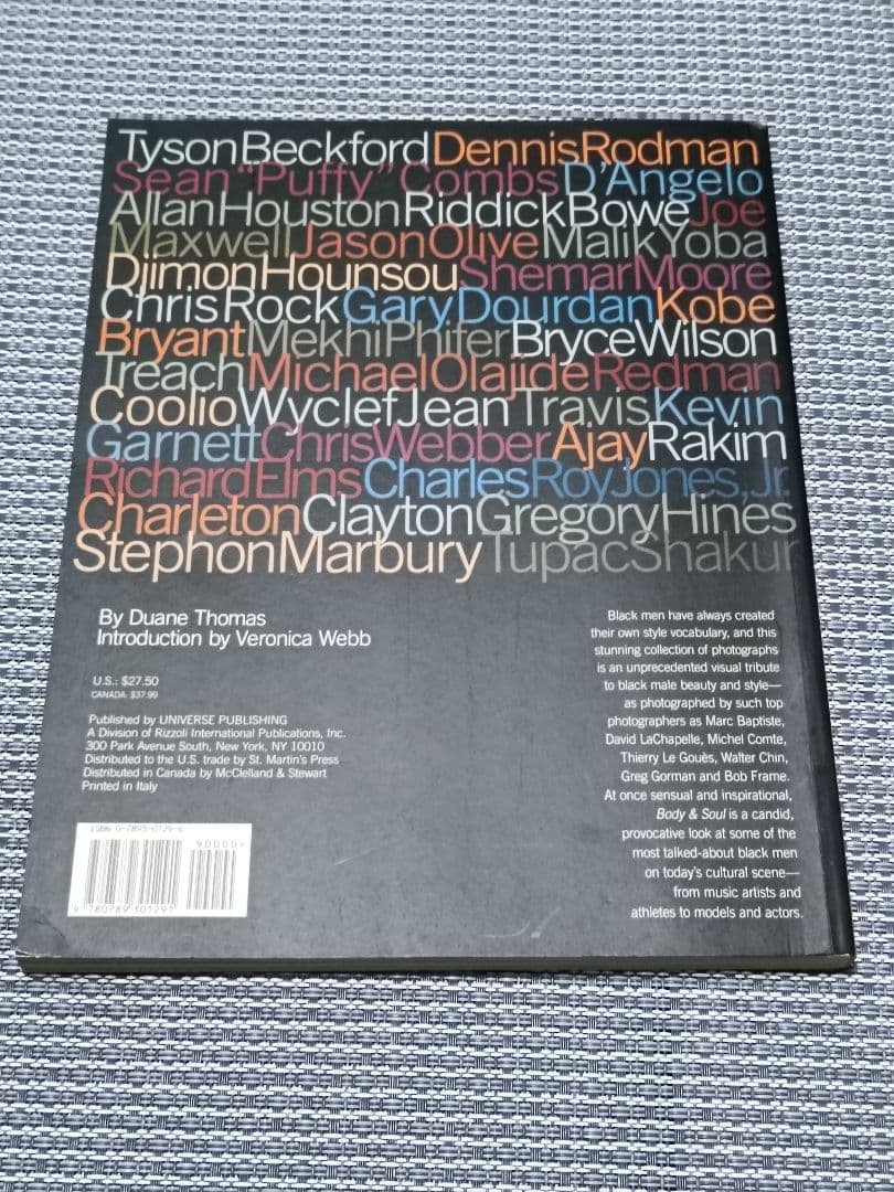 Body & Soul: The Black Male Book ペーパーバック