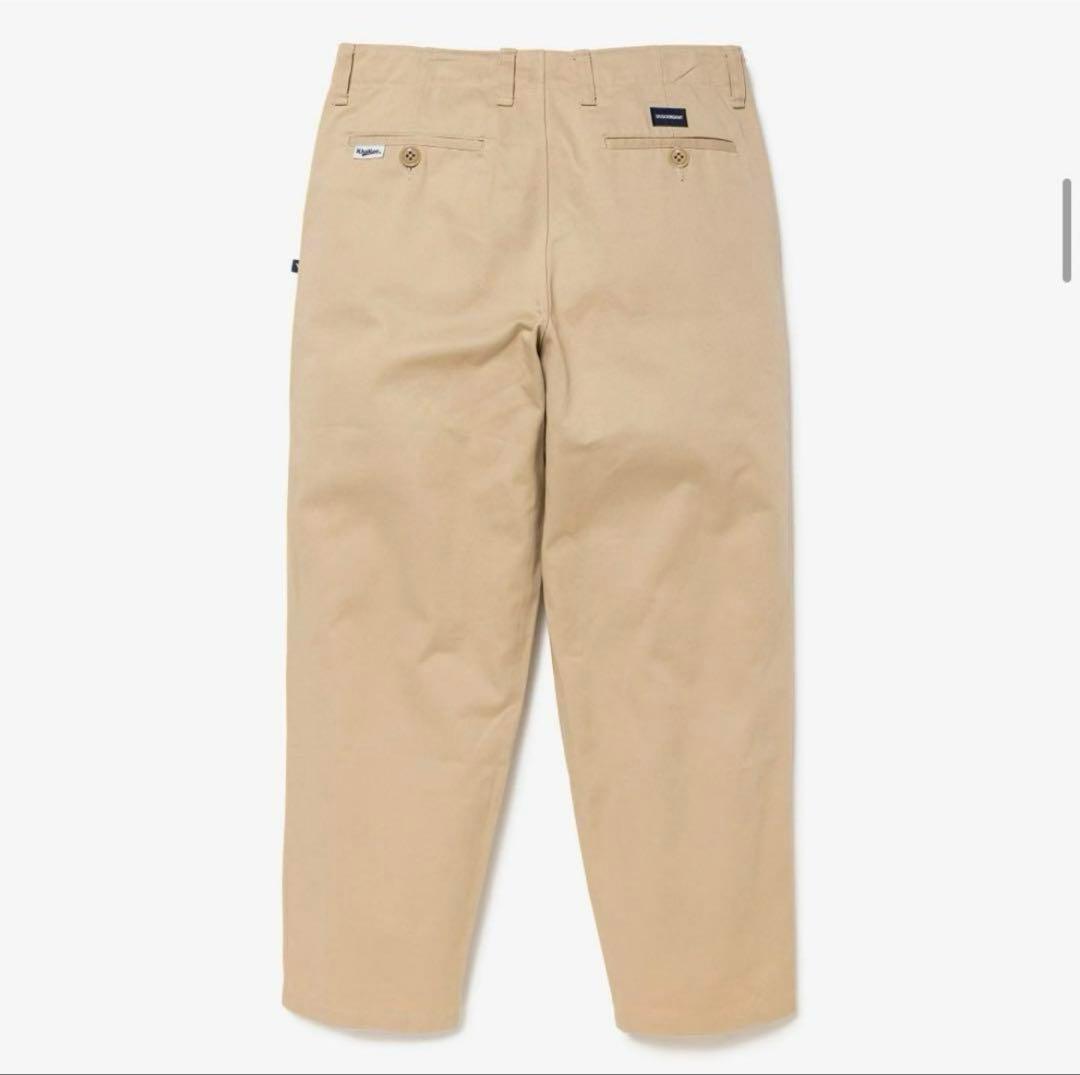 パンツ DESCENDANT ORGANIC COTTON TWILL TROUSERS