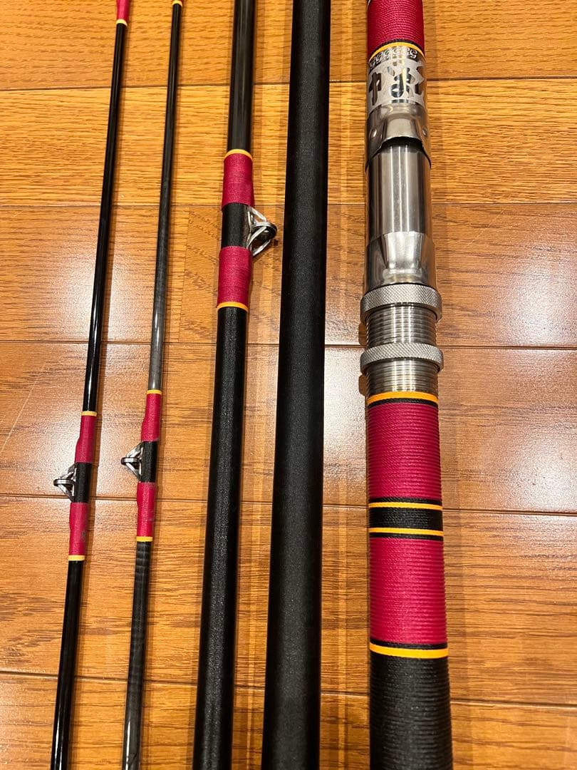 まる がまかつ がま石 18号 並継 5.4m　石鯛 未使用に近い