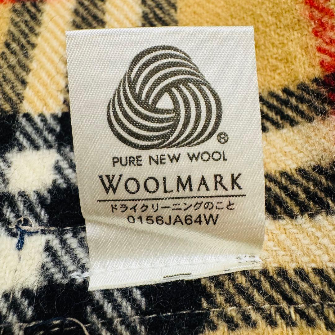 バーバリーロンドン 大判 ストール マフラー ひざ掛け ノバチェック ウール
