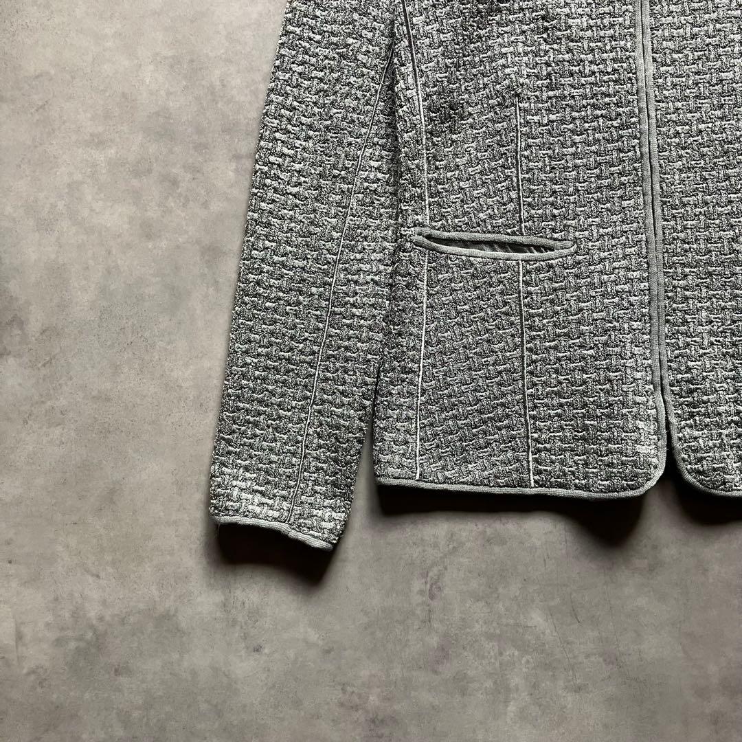 ジャケット・アウター 00s giorgio armani rayon knit zip jacket