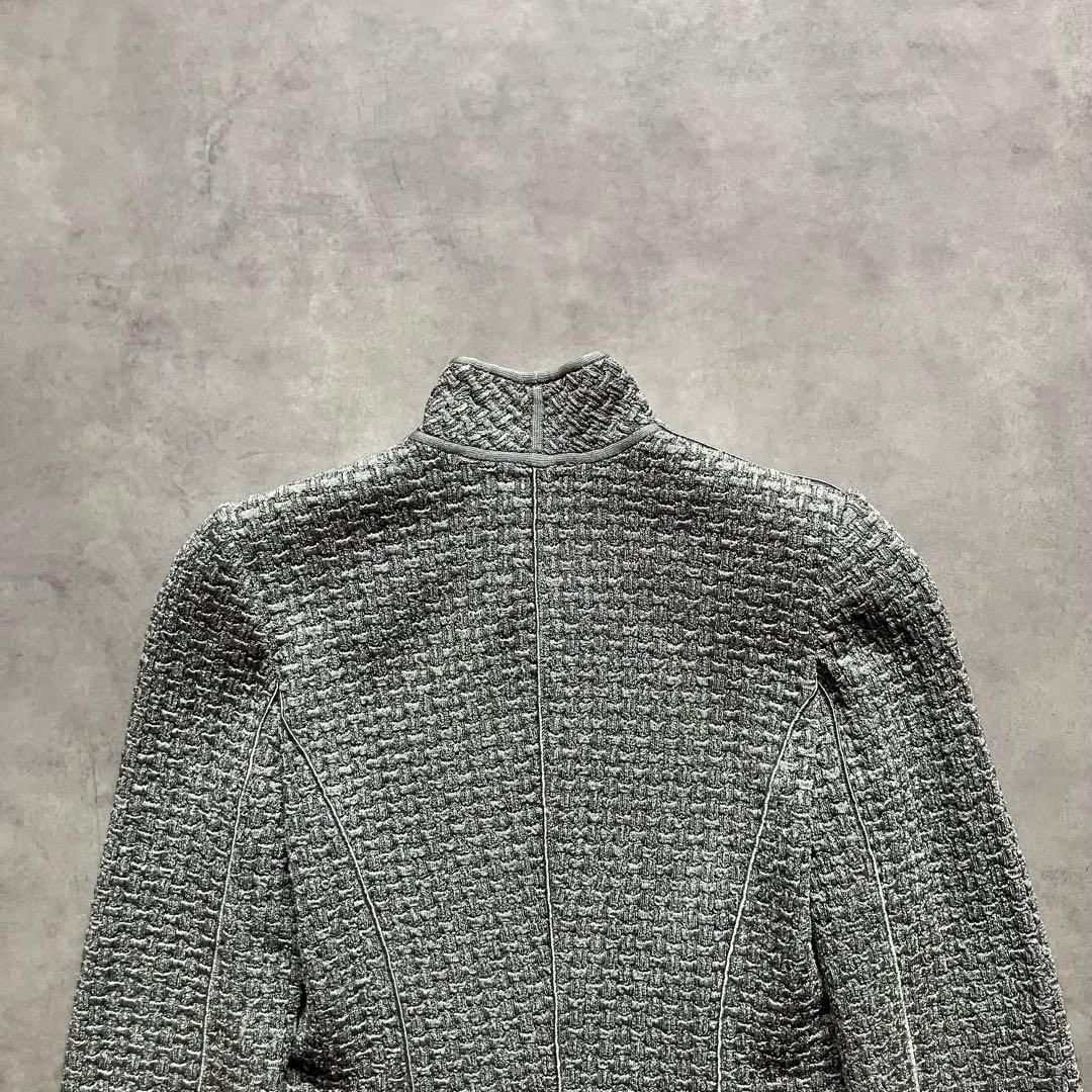 ジャケット・アウター 00s giorgio armani rayon knit zip jacket