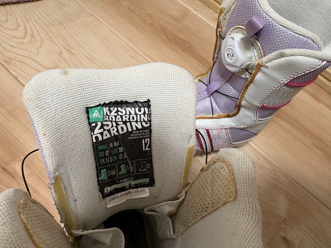 スノーボード　ビンディング　K2 90センチ