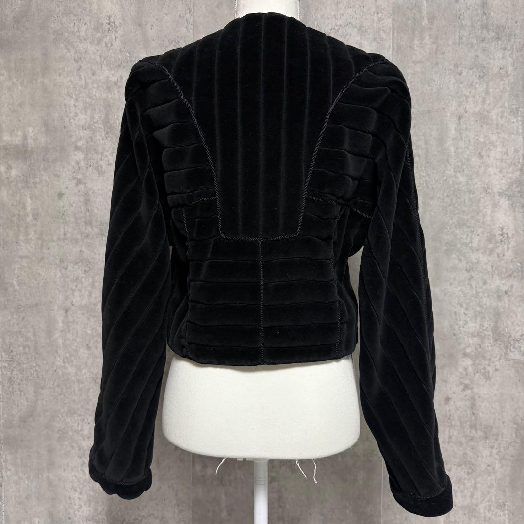 GIORGIO ARMANI ジョルジオアルマーニ ベロアジャケット 44
