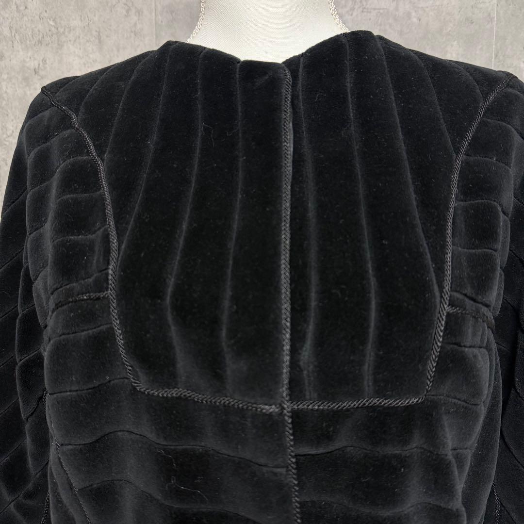 GIORGIO ARMANI ジョルジオアルマーニ ベロアジャケット 44