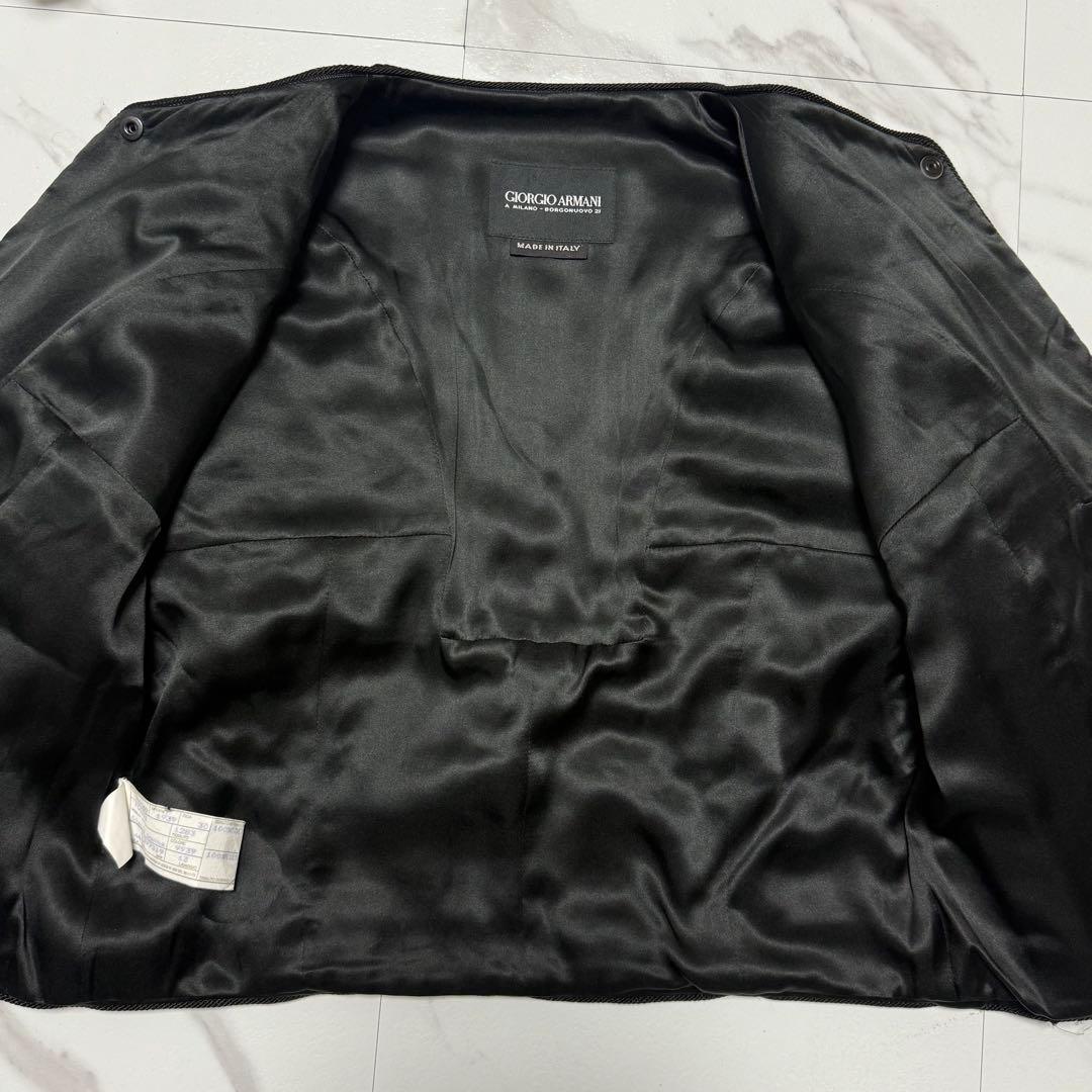 GIORGIO ARMANI ジョルジオアルマーニ ベロアジャケット 44