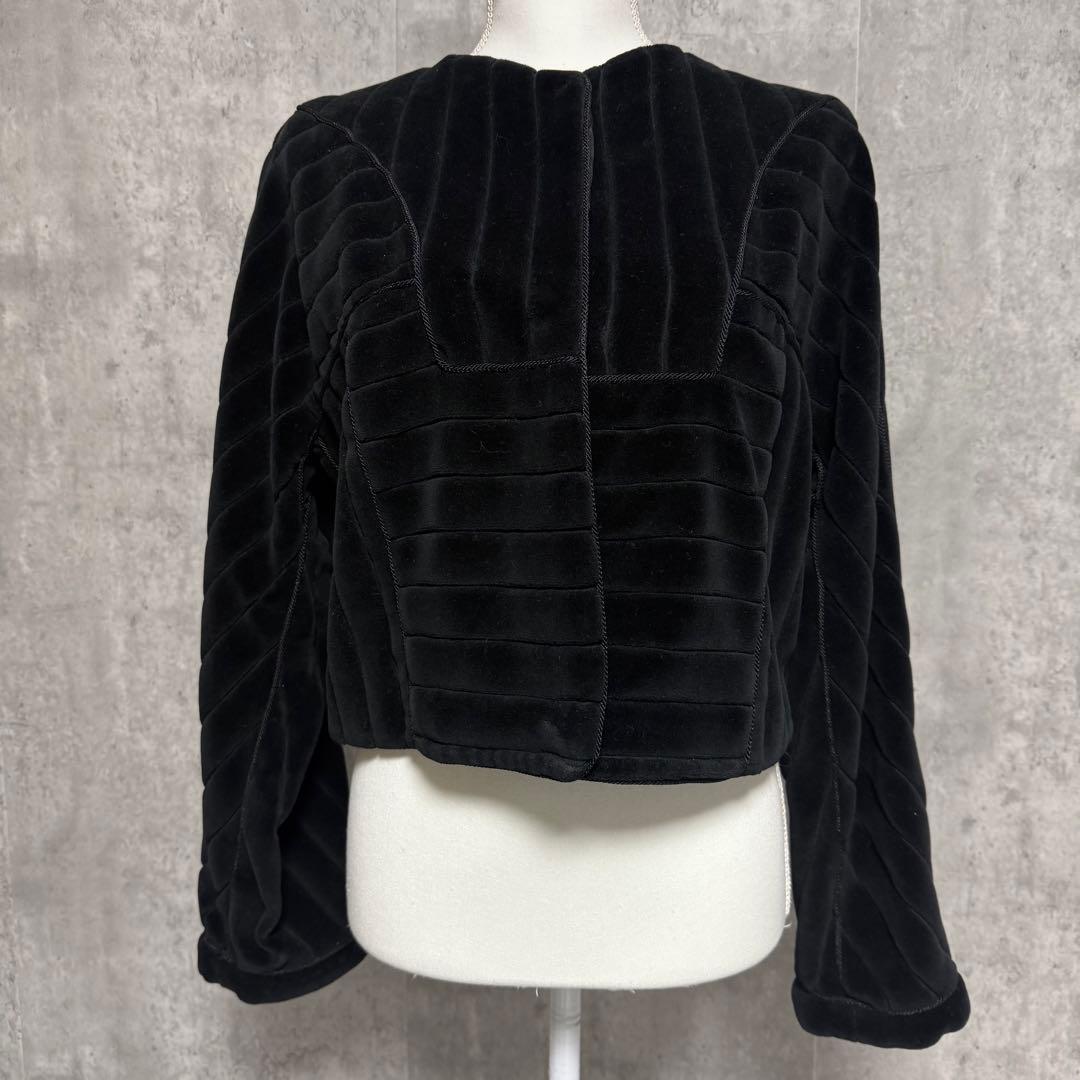 GIORGIO ARMANI ジョルジオアルマーニ ベロアジャケット 44