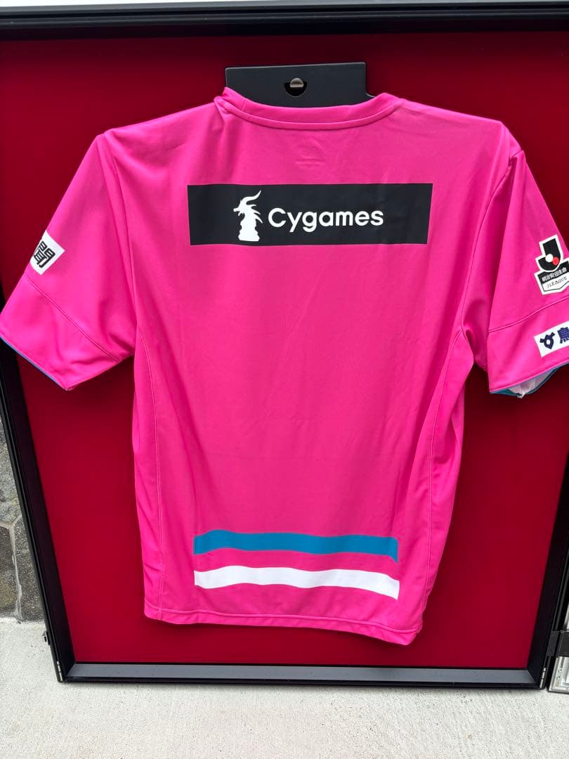 サガン鳥栖2017選手サイン入りピンクシャツ