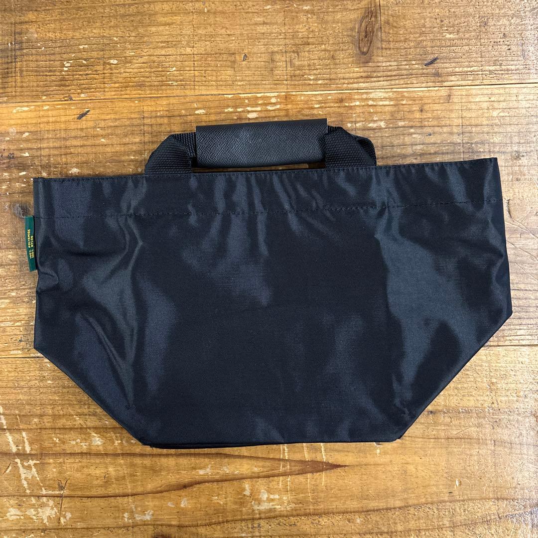 エルベシャプリエ トートバッグ 舟形　ブラック