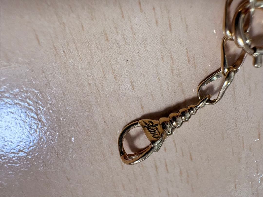 18k 0.22ct デザインネックレス　ゴールド