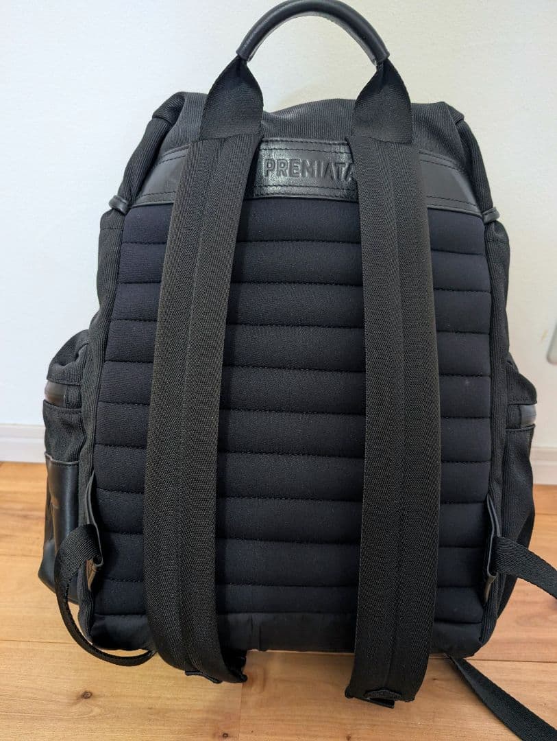 Premiata（プレミアータ）Booker ロゴ バックパック ブラック