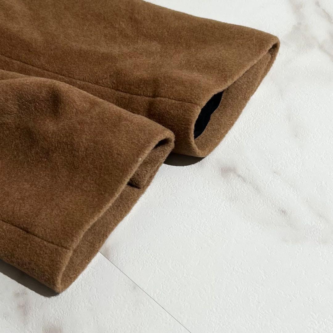 入手困難✨ ダブルブレスト チェスターコート キャメルヘアー カシミヤ素材 茶色