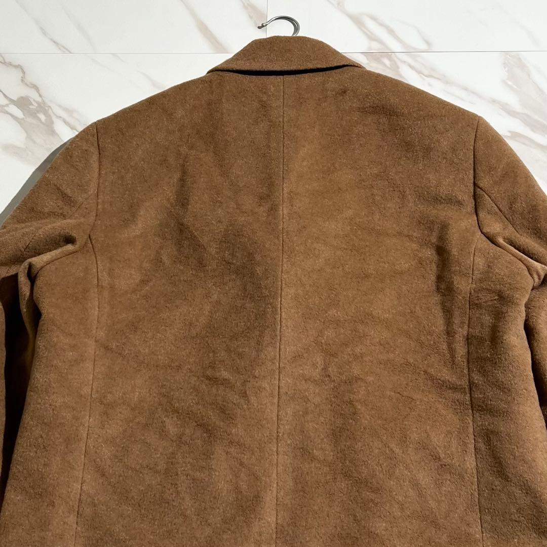 入手困難✨ ダブルブレスト チェスターコート キャメルヘアー カシミヤ素材 茶色
