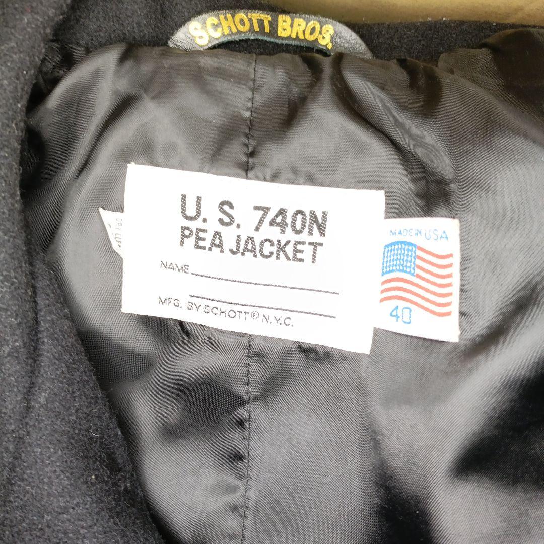 【Schott】753US 日本別注 24oz Pコート 40