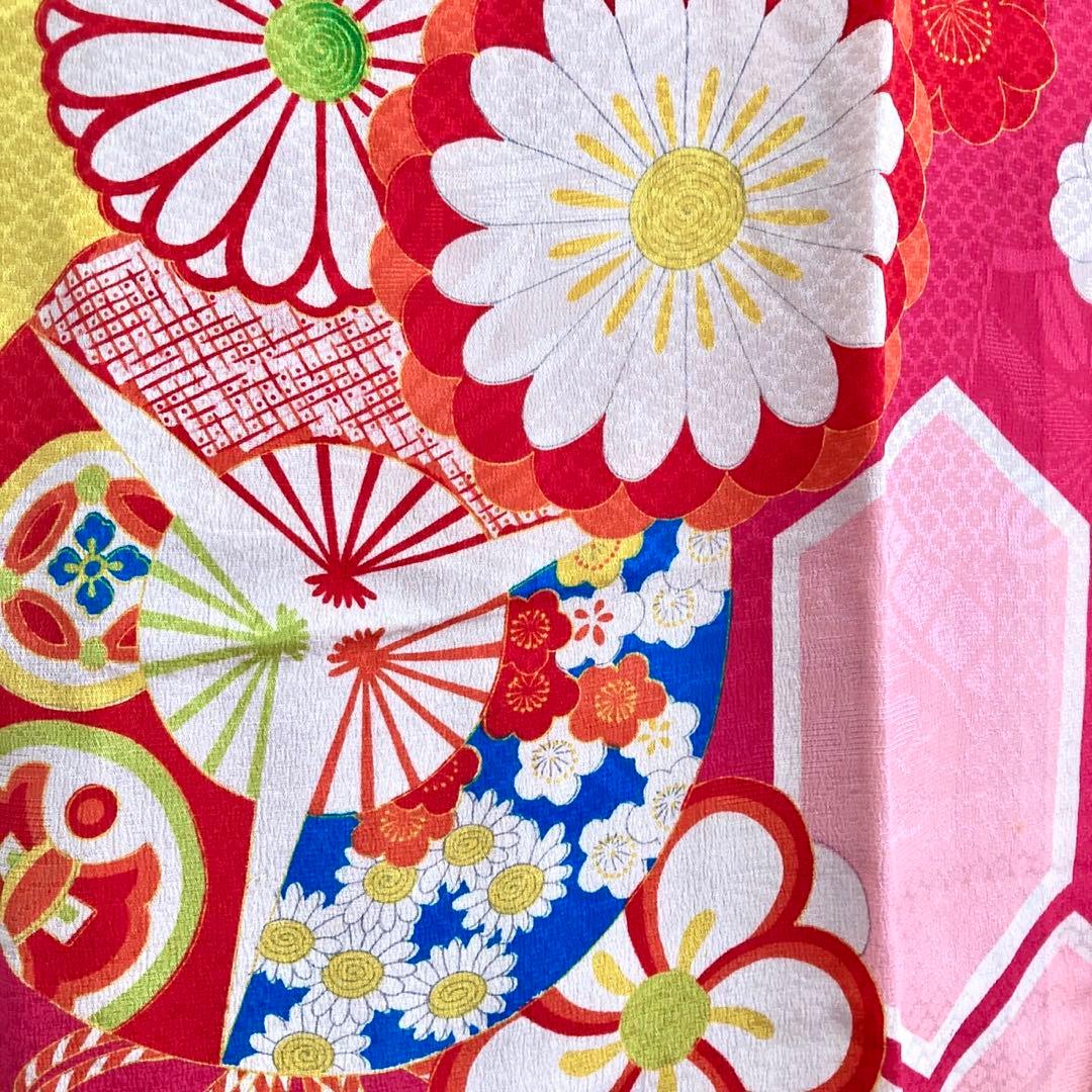 アンティーク 女の子 子供着物 七五三 アンティーク着物 NO44