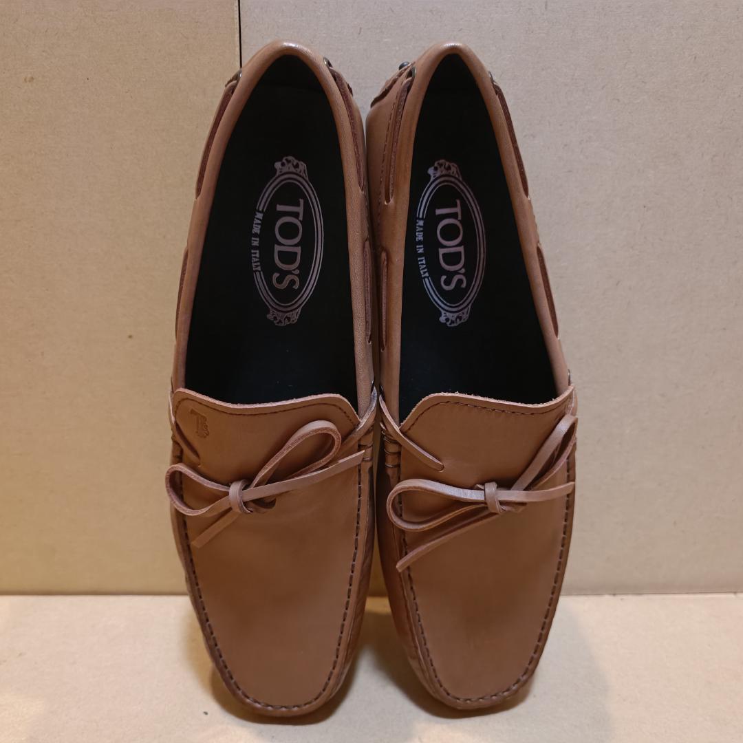 トッズ（TOD'S） イタリア製ドライビングシューズ 茶 UK8