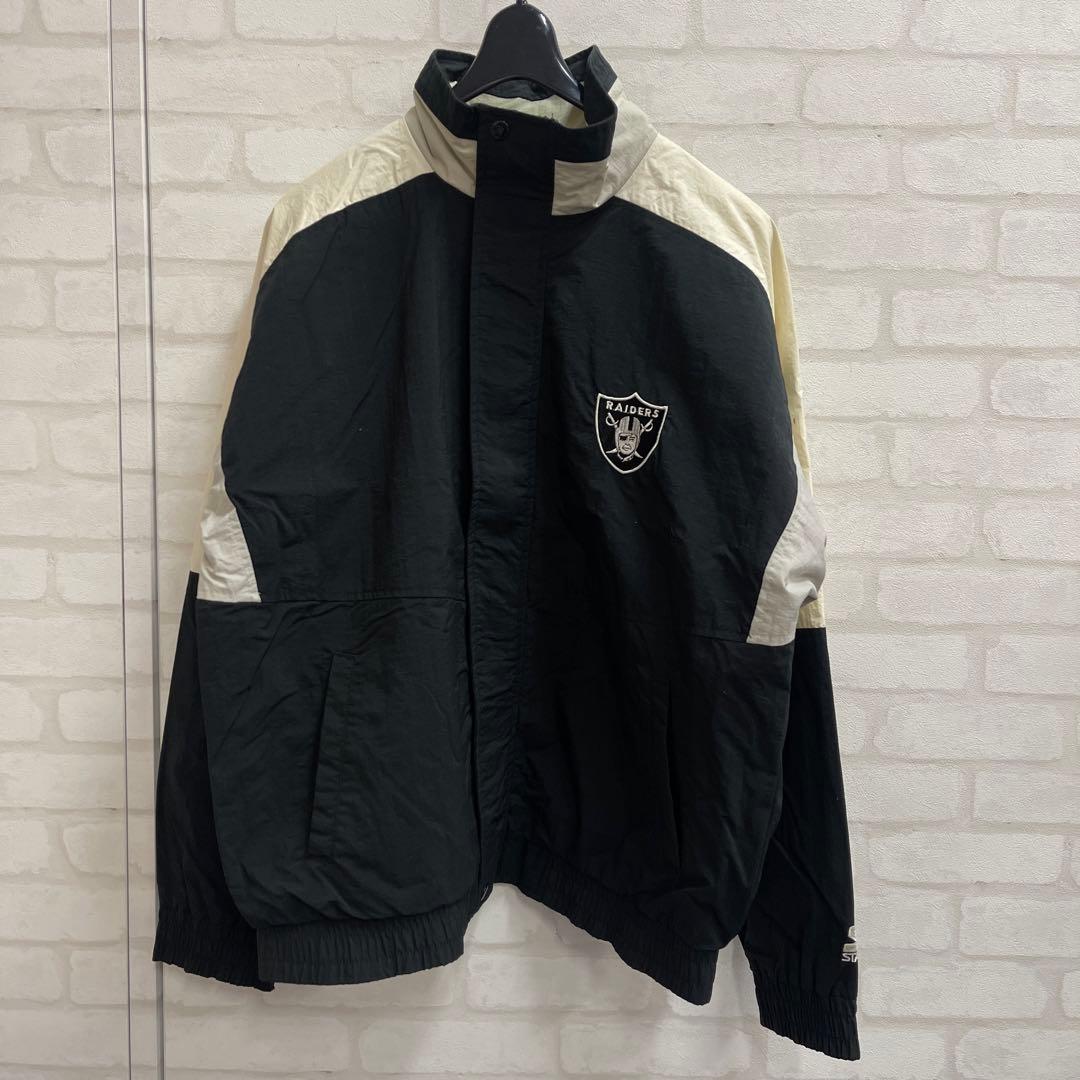 値下げ 90s レイダース RAIDERS スターター ロゴ 刺繍 ナイロンJK
