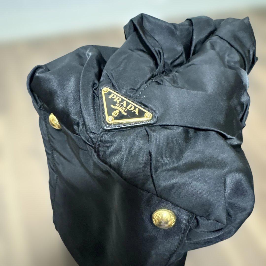 【最終値下げ】PRADA ブラック トートバッグ　ハンドバッグ　プラダ　レア