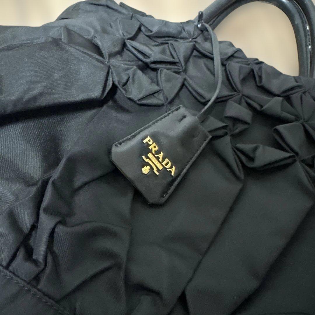 【最終値下げ】PRADA ブラック トートバッグ　ハンドバッグ　プラダ　レア